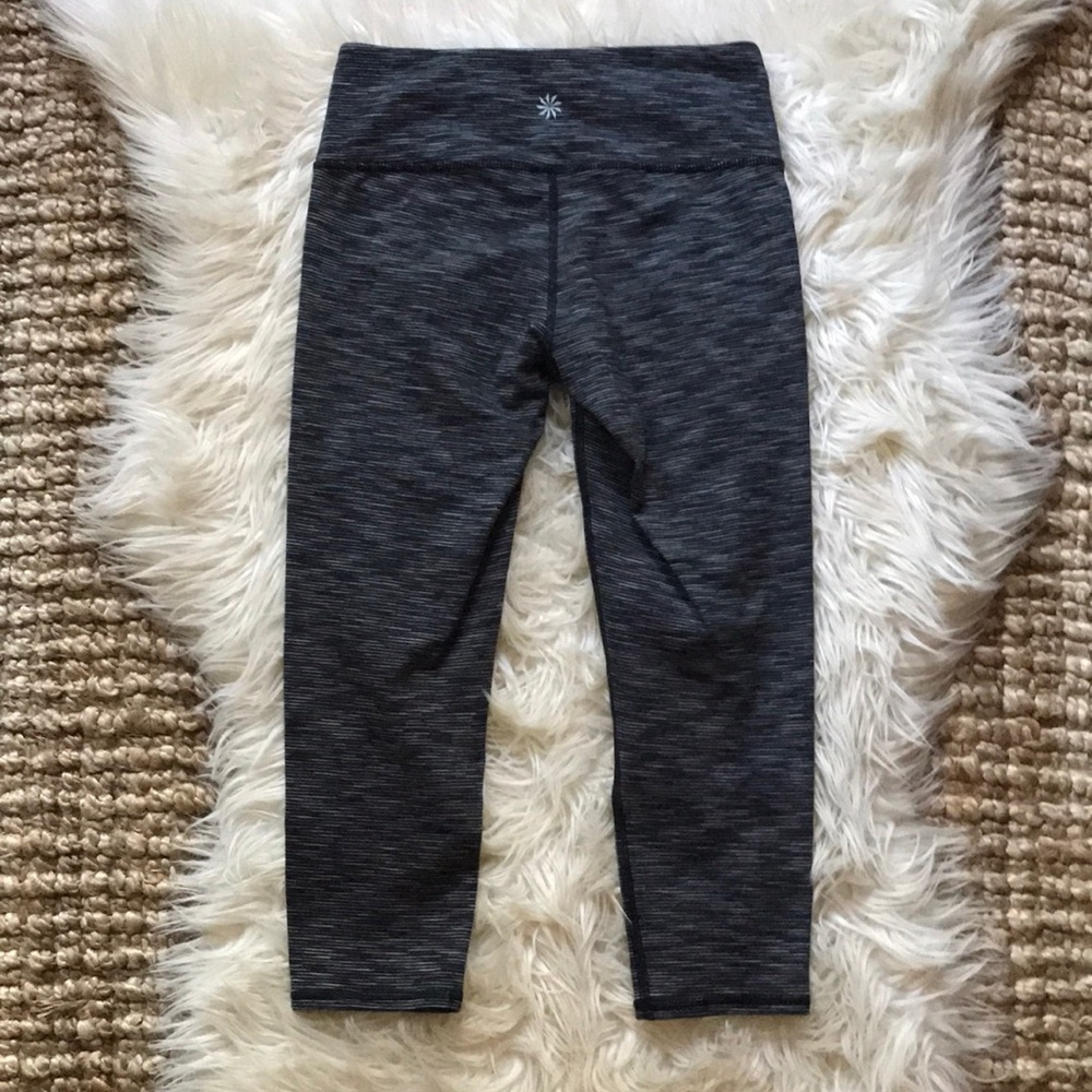 Athleta black & gray space dyed cropped leggings - Picture 8 of 8